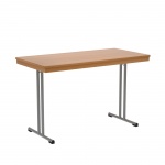 Klapptisch, 120x60 cm (B/T), 72 cm hoch, T-Fuß, 